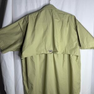 Columbia Green Lightweight Shirt Jacket with Back Yoke